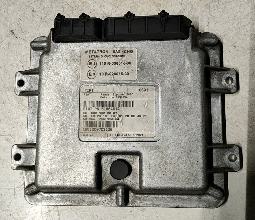 Centralina ECU 51804614 FIAT PANDA 1.2 BIPOWER 2004-2010