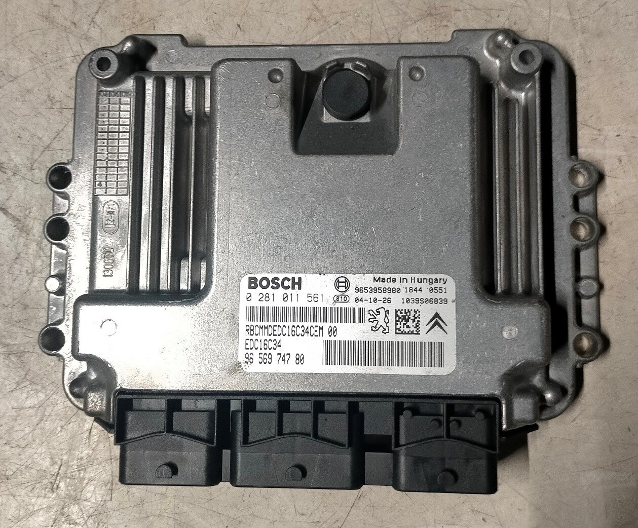 Centralina ECU 0281011561 CITROEN -PEUGEOT 1.6 HDI 2004-2008
