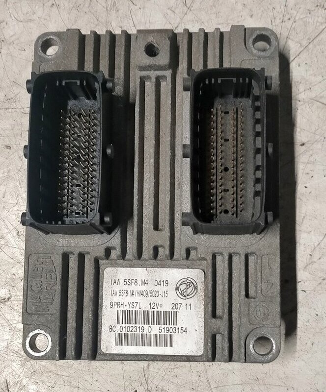 Centralina ECU 51903154 FIAT 500  1.2 Benzina 2007-2013