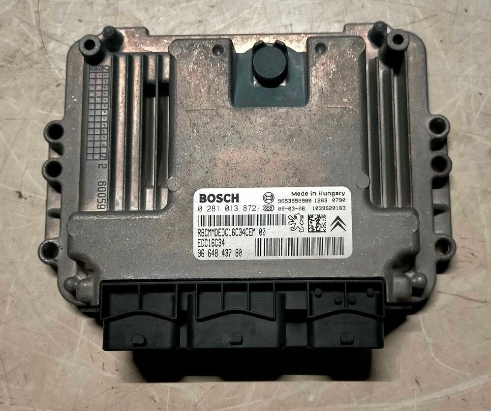 Centralina ECU 0281013872 -9653958980 CITROEN C4 PICASSO 1.6 HDI (2006-2012)