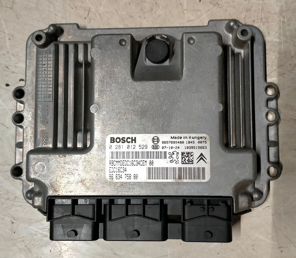 Centralina ECU 0281012529 PEUGEOT 207  1.4 HDI  2006-2010