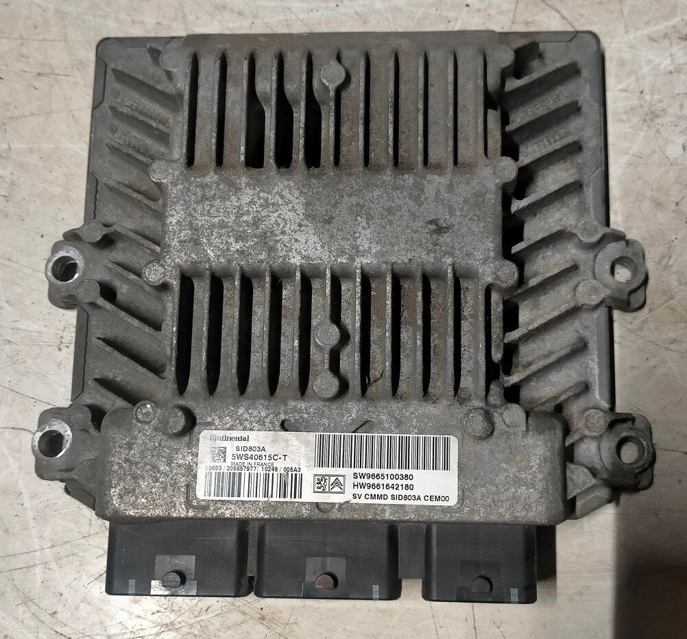 Centralina ECU 5WS40615C-T SW 9665100380  FIAT SCUDO 2.0 HDI 16 V 2007-2016