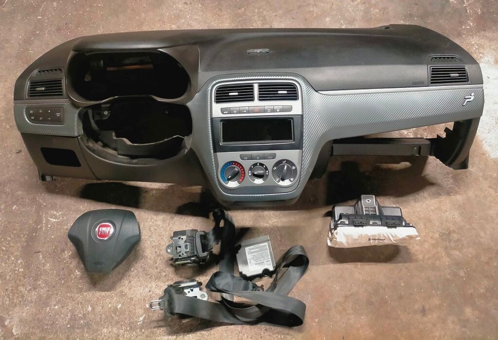 Kit airbag FIAT GRANDE PUNTO 2009-2012 Volante rosso