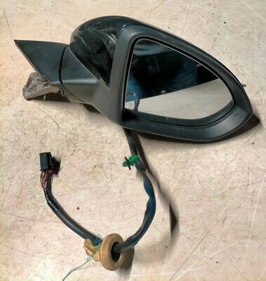 Specchietto elettrico richiudibile destro VOLKSWAGEN GOLF 7  2012-2017    9 Pin - luce cortesia