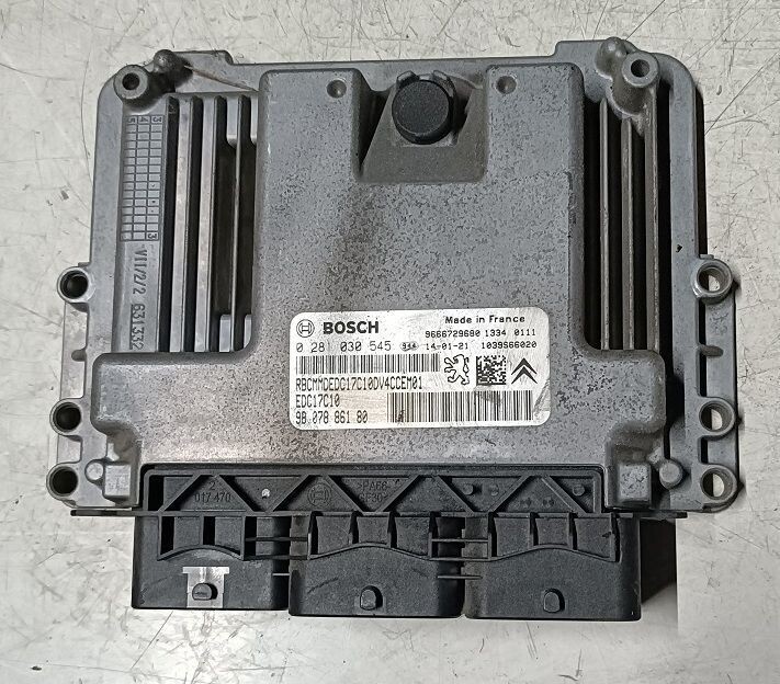 Centralina ECU 9666729680-0281030545 PEUGEOT 2008  1.4 HDI  2013-2016
