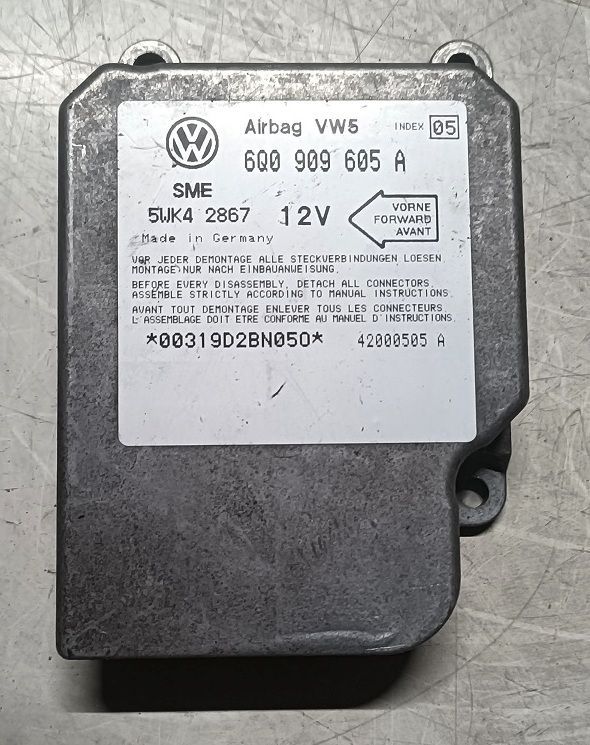 Centralina Airbag 6Q0909605A- 5WK42867 VOLKSWAGEN GOLF 4 1998-2003