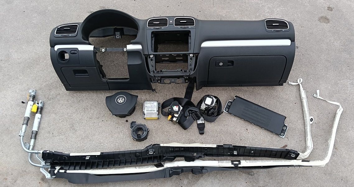 Kit airbag completo VOLKSWAGEN GOLF 6 1.4 Benzina 2008-2012