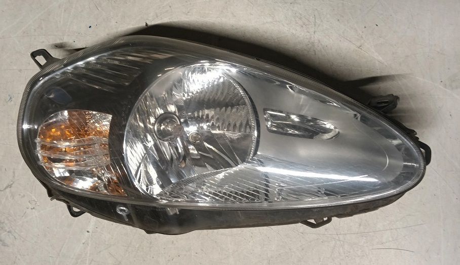 Fanale anteriore destro 89101388 FIAT GRANDE PUNTO 2009-2014 - Interno cromato -Spinotto Viola