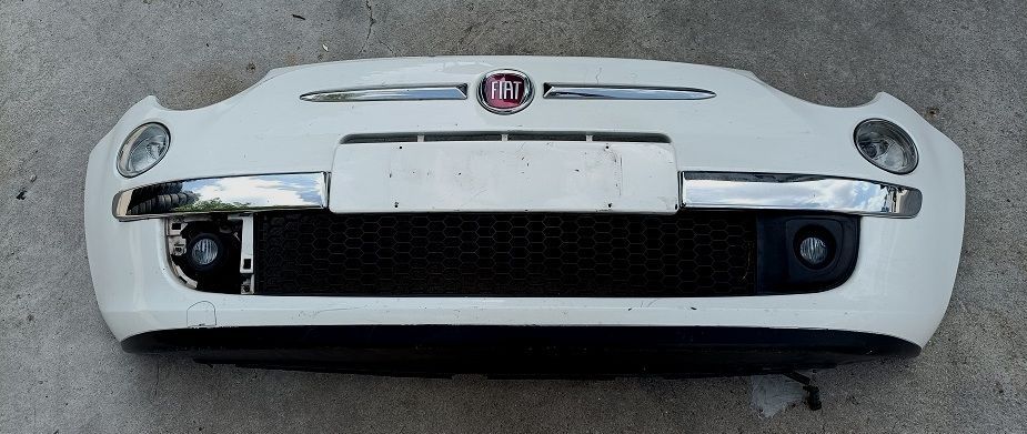 Paraurti anteriore 735426888 FIAT 500 2007-2012 con fendinebbia