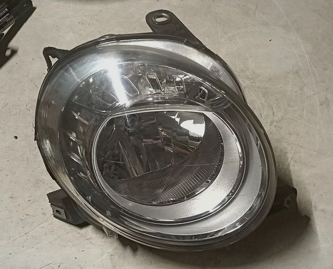 Fanale anteriore destro 45540748 FIAT 500  (2007-2012) Spinotto Viola