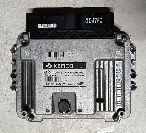 Centralina ECU 39115-04170  9001160047KC  HYUNDAI I10 1.0 Benzina / GPL  2013-2017
