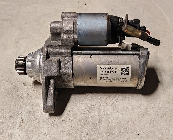 Motorino avviamento 02Z911024Q VOLKSWAGEN GOLF 7 1.4 Tgi benzina metano 2012-2017 Motorino avviamento 02Z911024Q VOLKSWAGEN GOLF 7 1.4 Tgi benzina metano 2012-2017