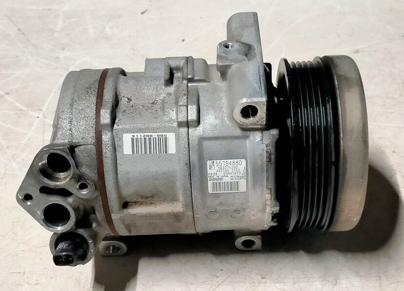 Compressore A/C 55194880- 447190-2152 FIAT GRANDE PUNTO-QUBO-FIORINO 1.4 Benzina-Metano 2007-2011 Compressore A/C 55194880- 447190-2152 FIAT GRANDE PUNTO-QUBO-FIORINO 1.4 Benzina-Metano 2007-2011