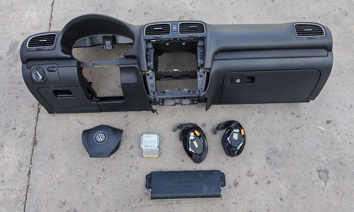 Kit Airbag completo VOLKSWAGEN GOLF 6 2.0 Tdi 2008-2012 Kit Airbag completo VOLKSWAGEN GOLF 6 2.0 Tdi 2008-2012