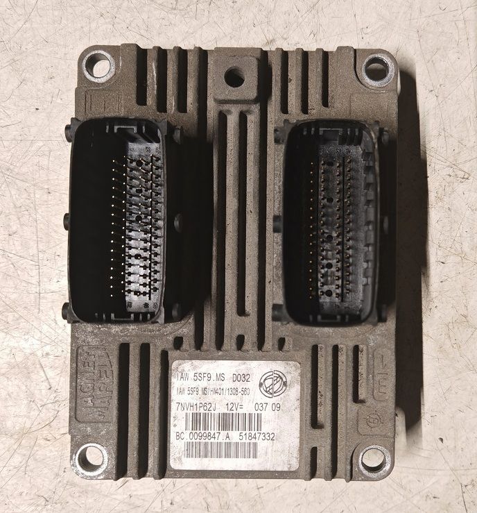 Centralina ECU 51847332-IAW 5SF9.MS FIAT 500 1.2 Benzina 2007-2014 Centralina ECU 51847332-IAW 5SF9.MS FIAT 500 1.2 Benzina 2007-2014