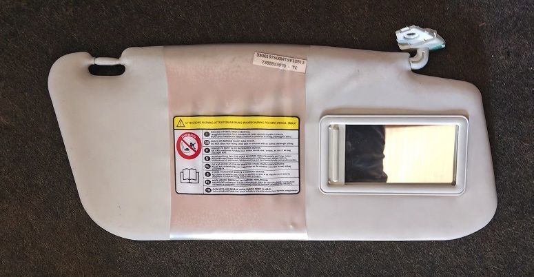 Aletta parasole destra FIAT 500L 1.3 Mjt 2012-2016