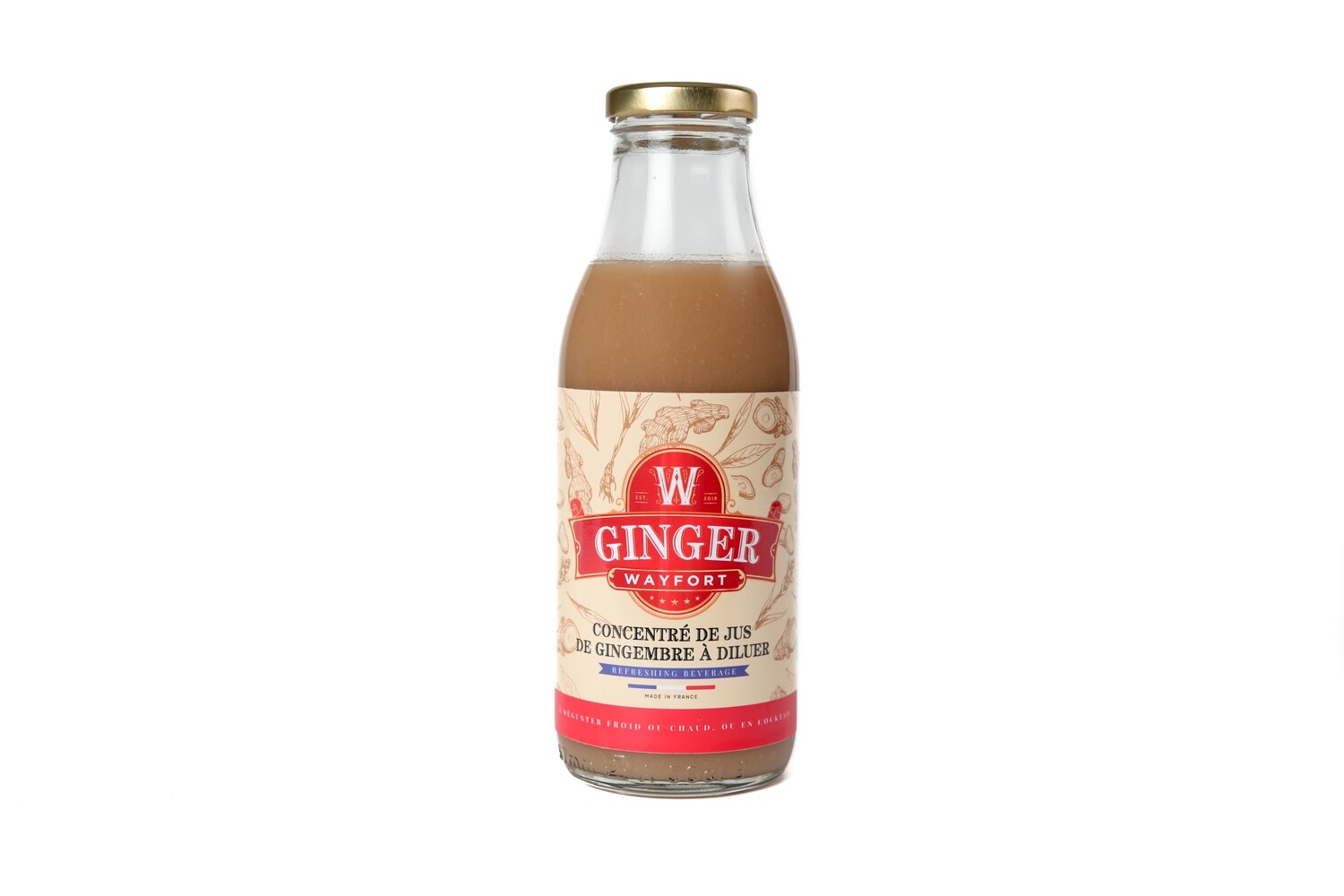 Ginger, Concentré de Jus de Gingembre à Diluer