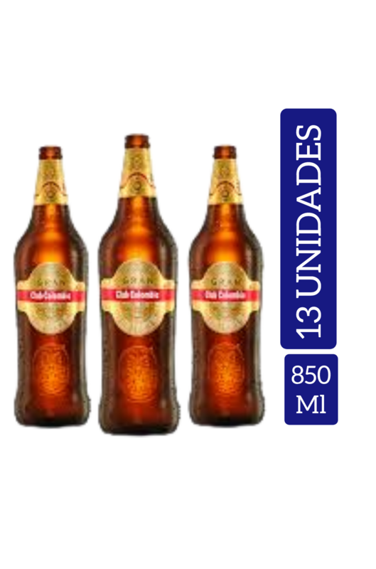 Club colombia850ml ×13