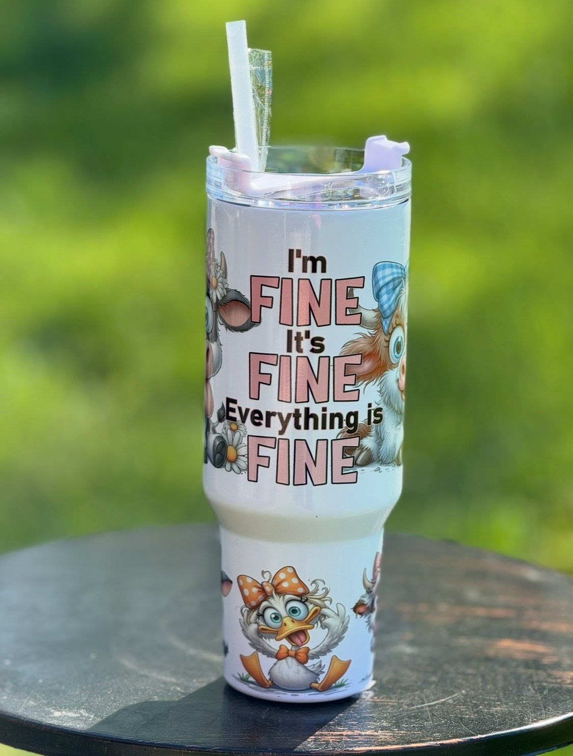 I’m Fine 40oz Tumbler