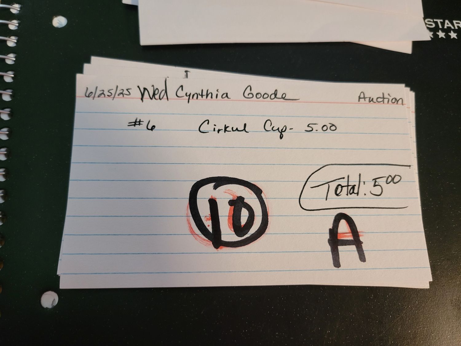 Cynthia Goode auction 6/25/25