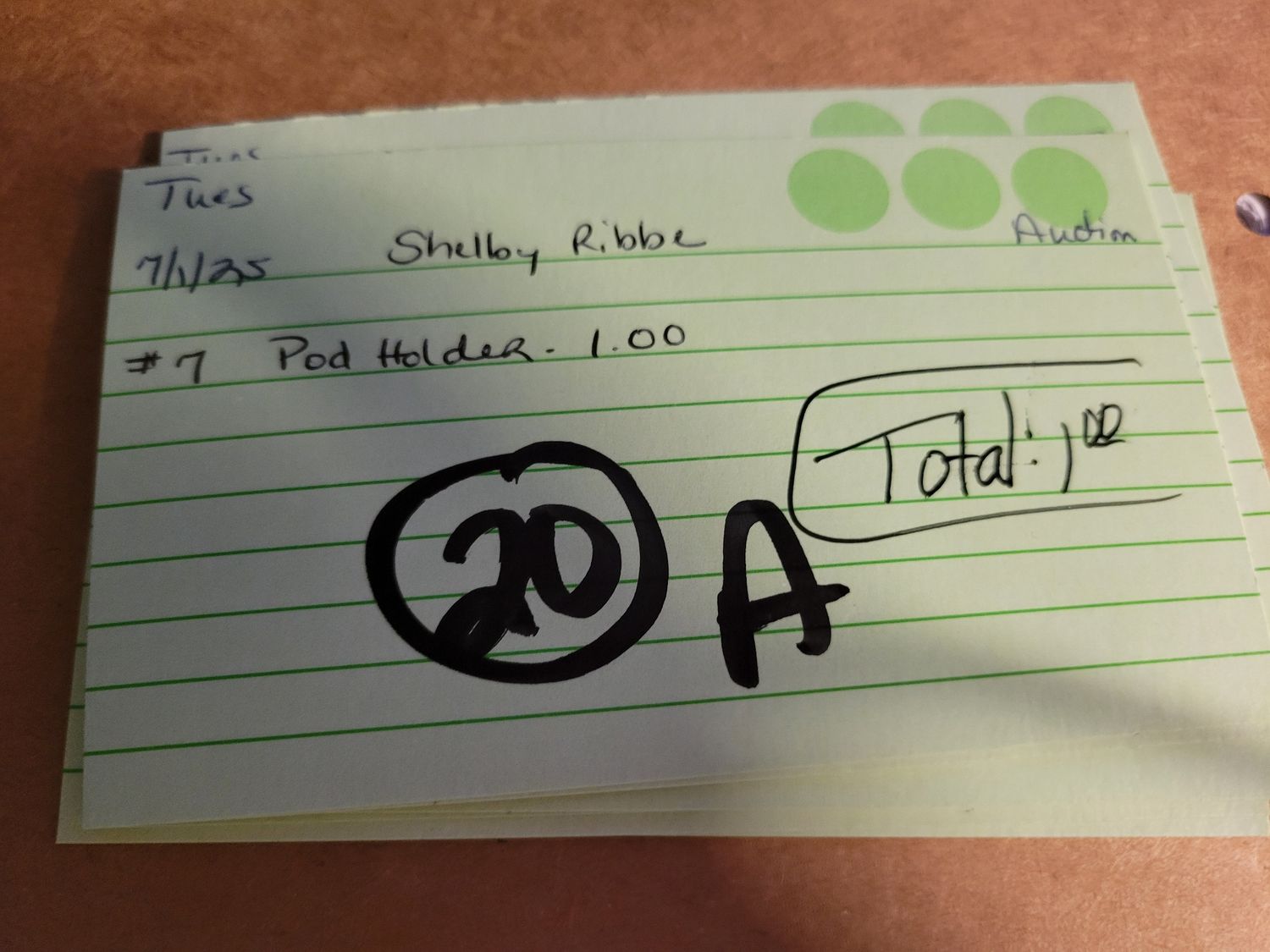Shelby ribbe 7/1/25 auction