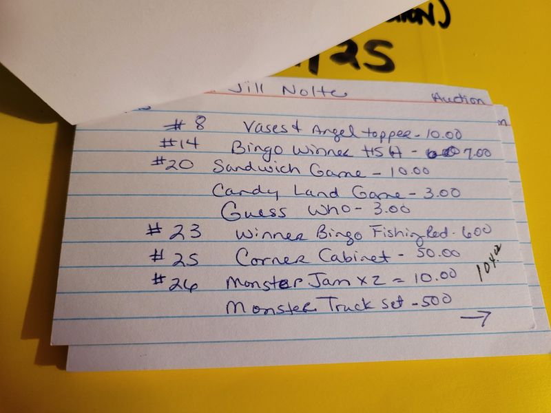 Jill nolte auction 10/10/25