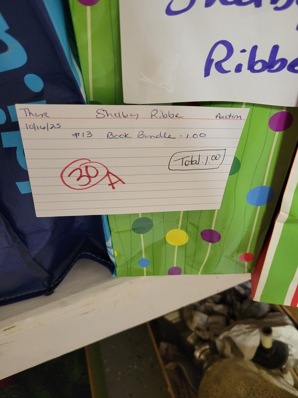 Shelby ribbe auction 10/16/25