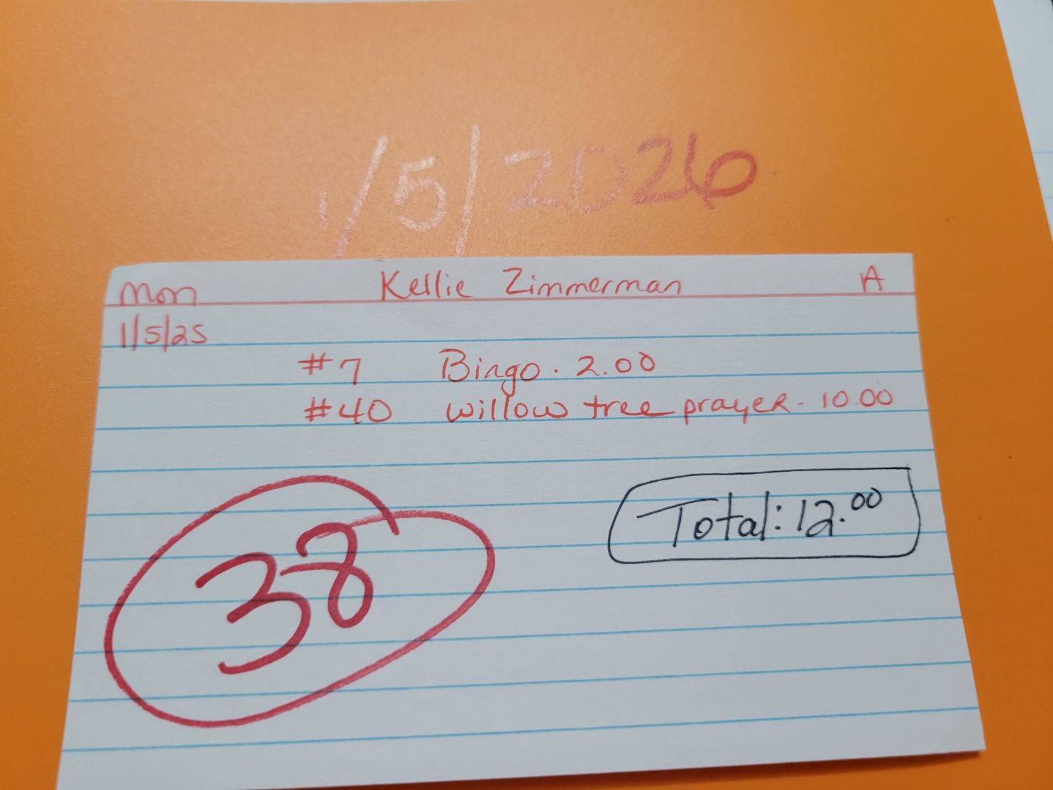 Kellie Zimmerman 1/5/26 auc mon