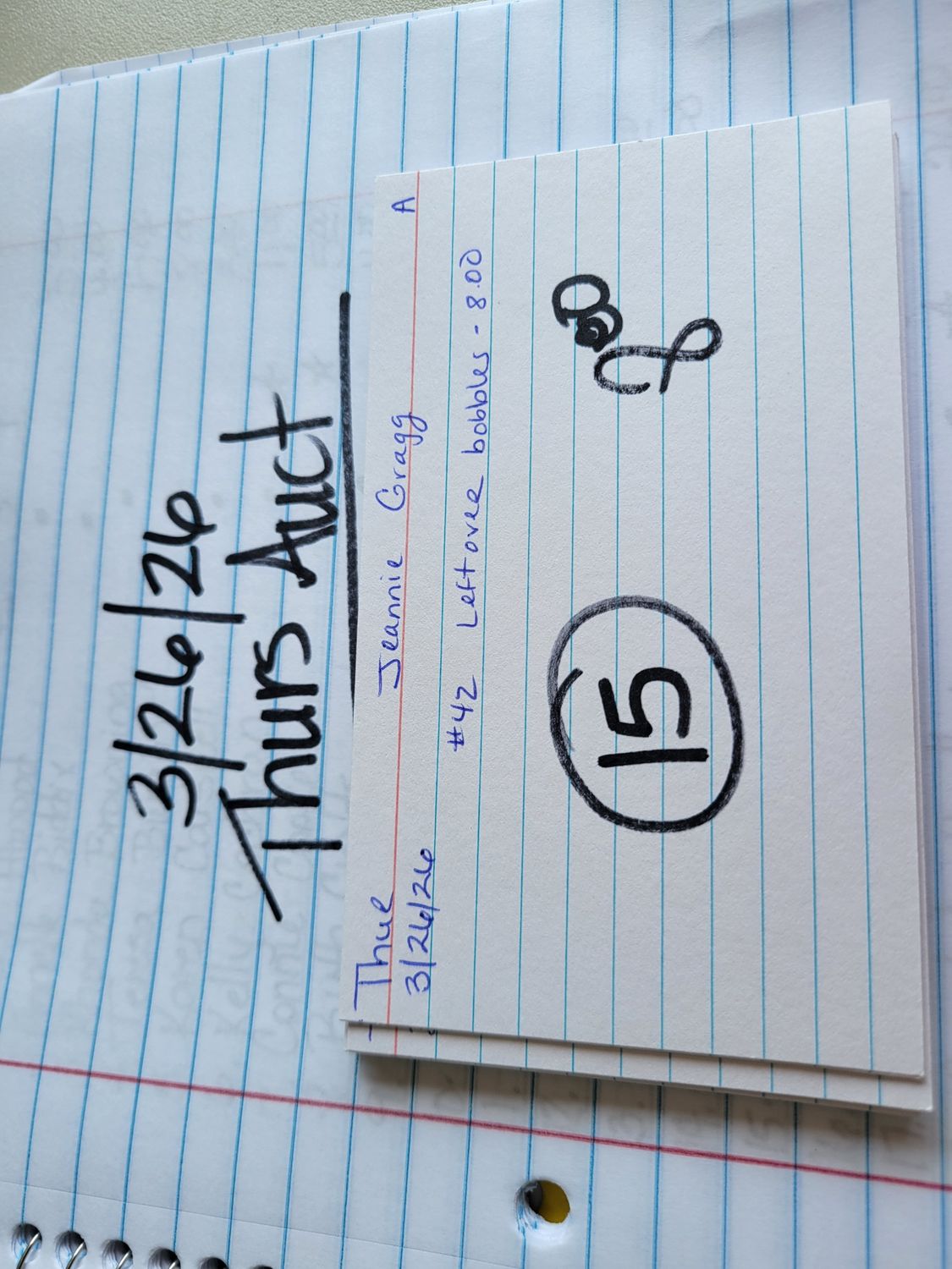 Jeannie gragg 3/26/26 auc thur