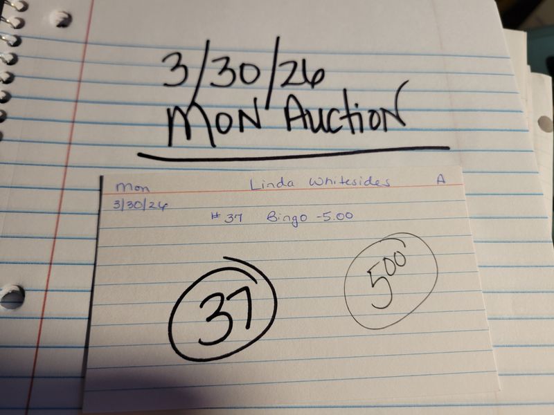 Terry and linda whitesides 3/30/26 auc mon