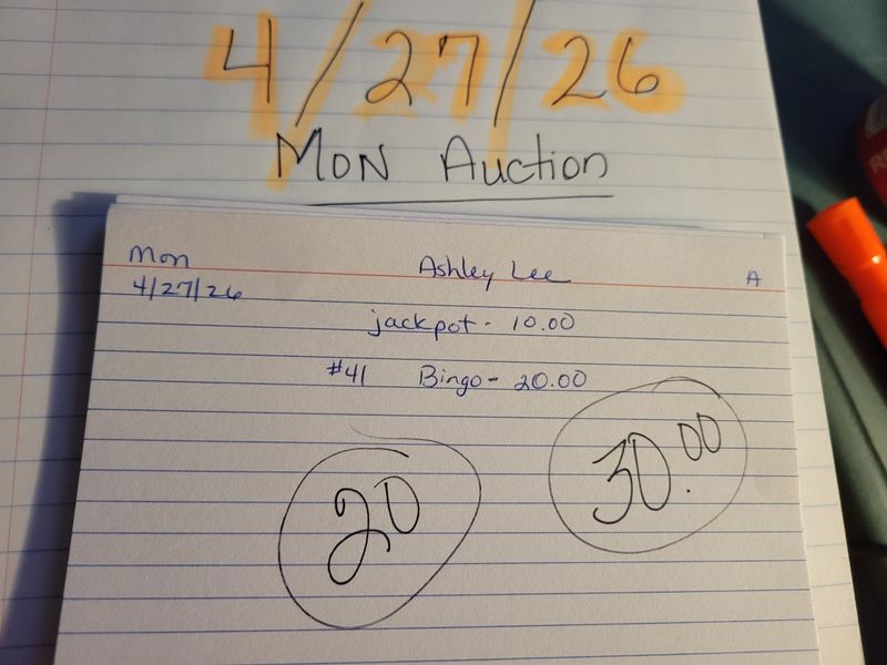 Ashley lee 4/27/26 mon auc