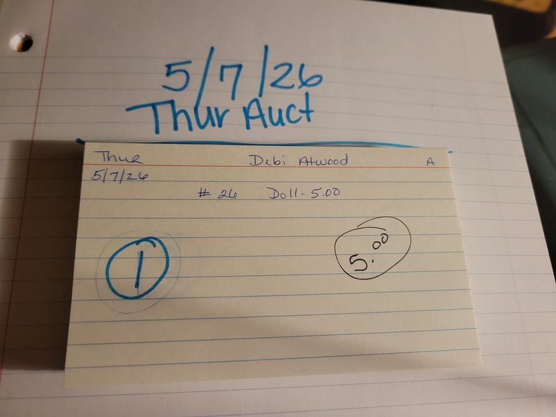 Debi atwood 5/7/26 auc thur