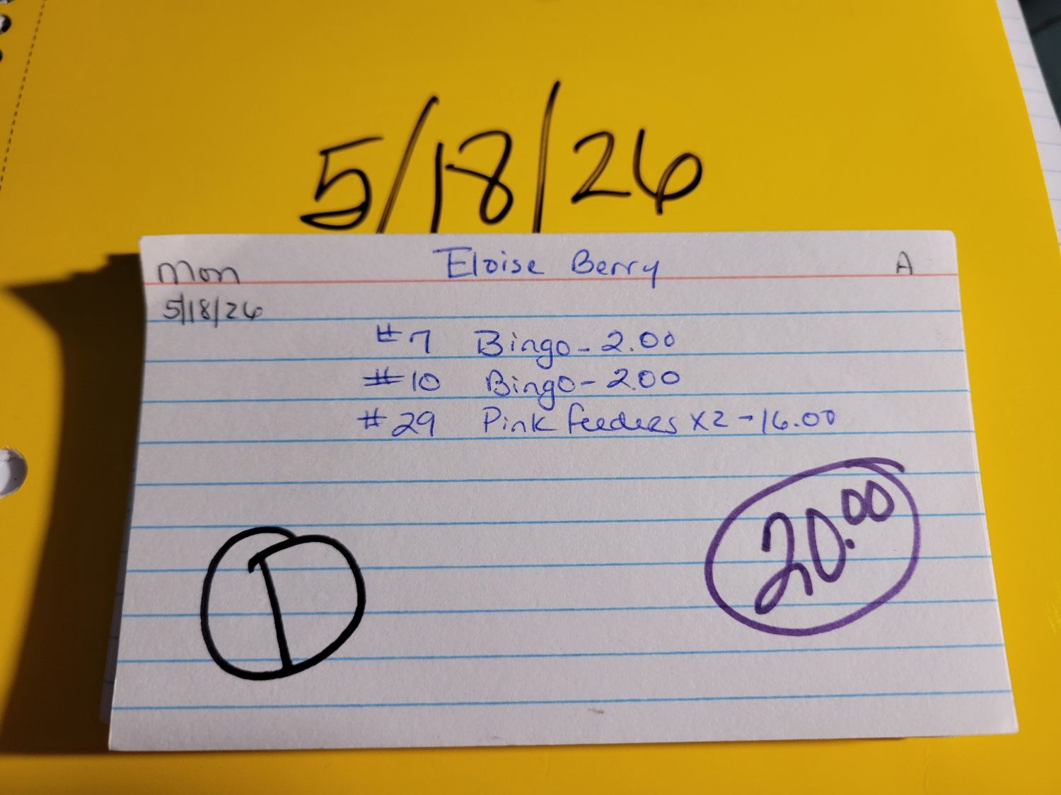 Eloise berry 5/18/26 auc mon Eloise berry 5/18/26 auc mon
