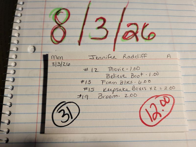 Jennifer radcliffe 8/3/26 mon auc Jennifer radcliffe 8/3/26 mon auc