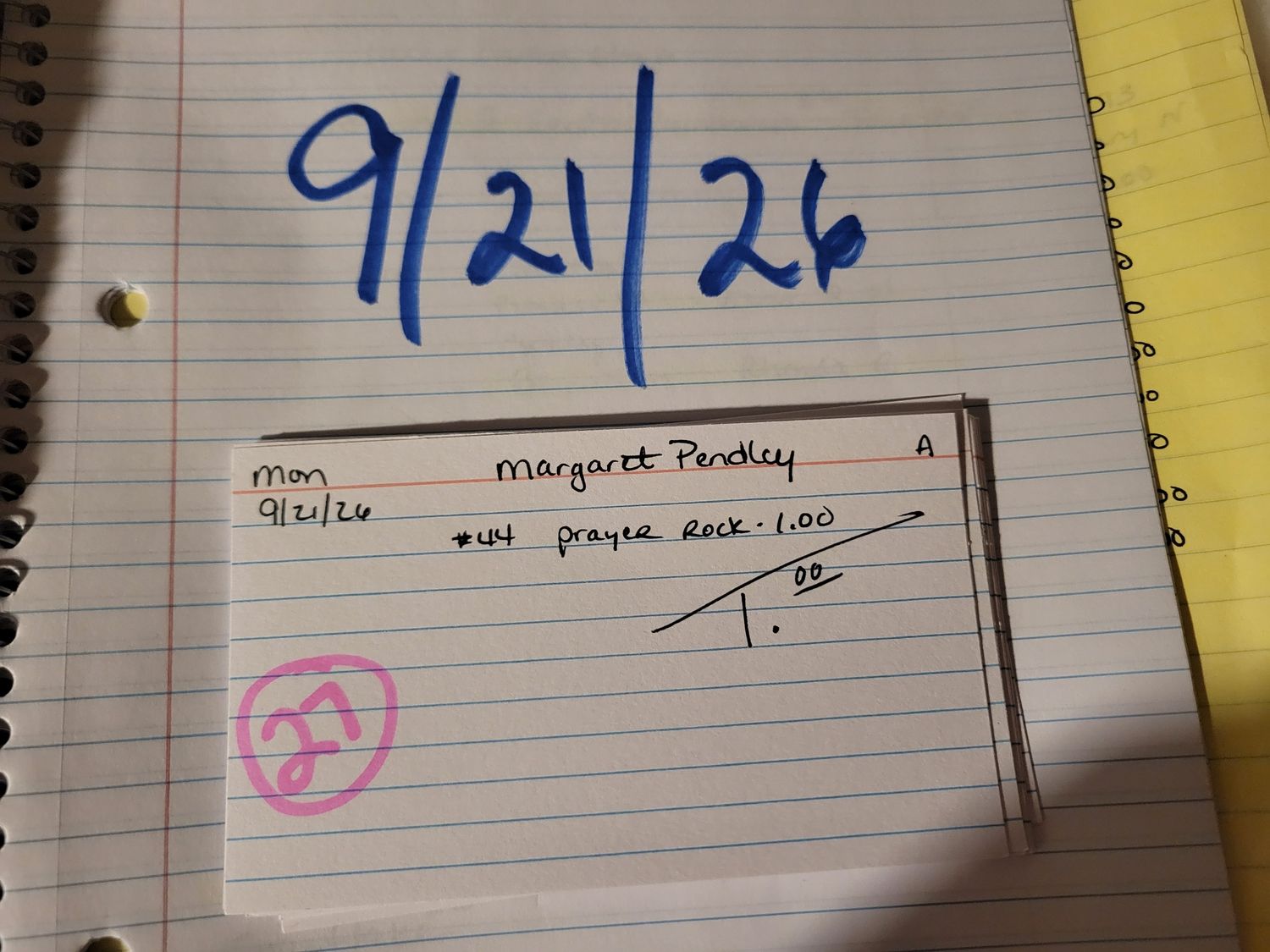 Margaret pendley 9/21/26 auc mon Margaret pendley 9/21/26 auc mon