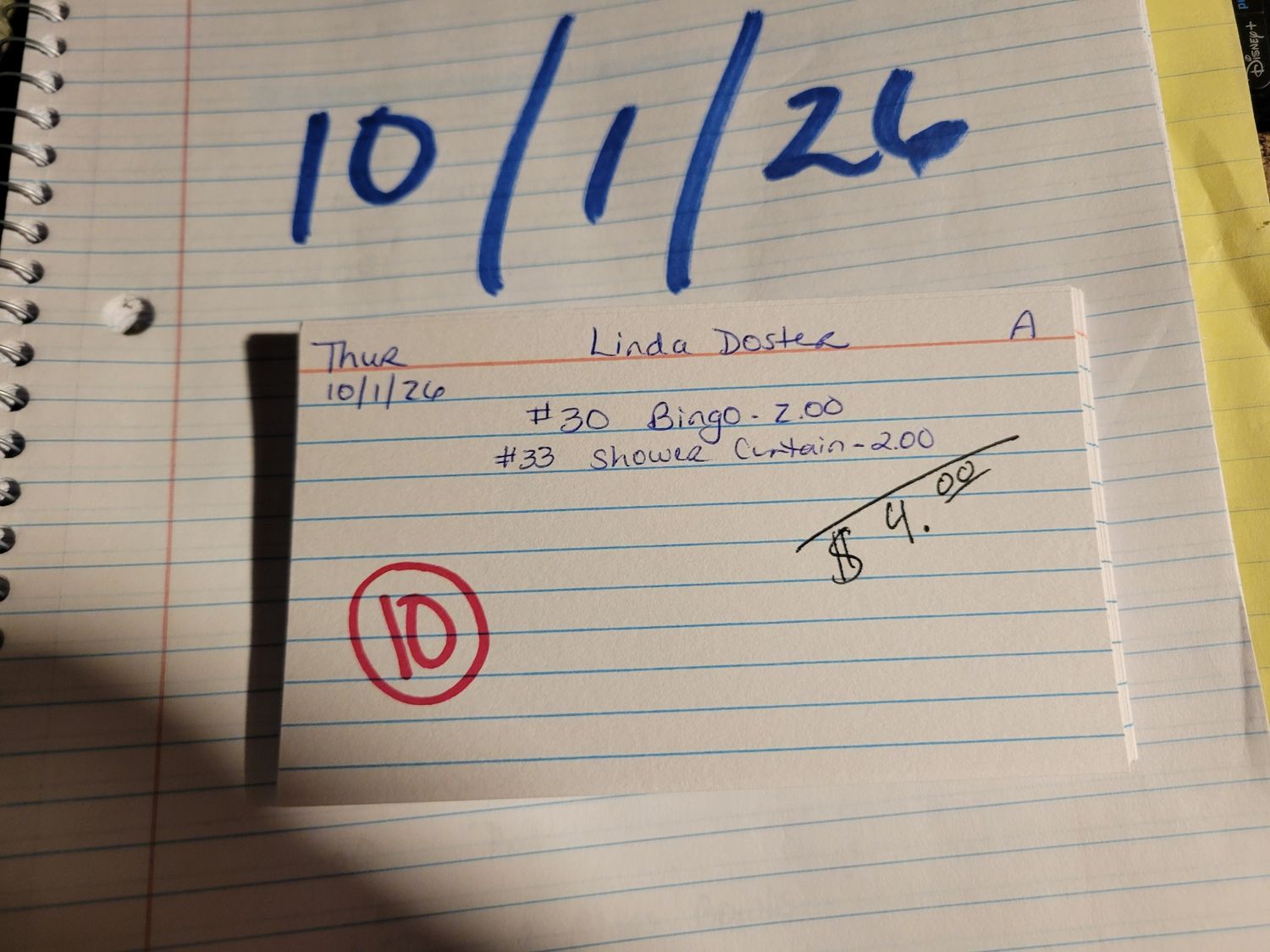 Linda doster 10/1/26 auc thur Linda doster 10/1/26 auc thur