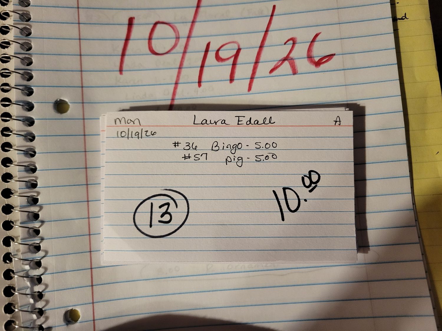 Laura edall 10/19/26 auc mon