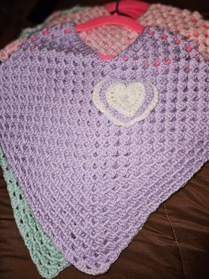 Crochet poncho girls