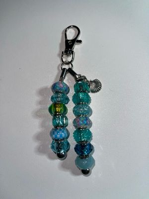 Glass Beaded Keychain
