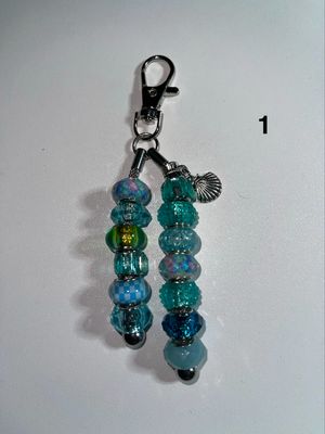Glass Beaded Keychain