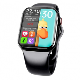 SMARTWATCH RELOJ INTELIGENTE W12 LLAMADAS IPHONE ANDROID NEGRO