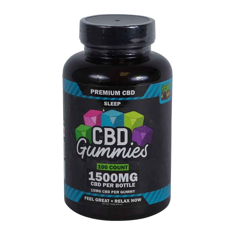 HEMP BOMB CBD MELATONIN GUMMIES, MODELO: 1500MG (BOTTLE)