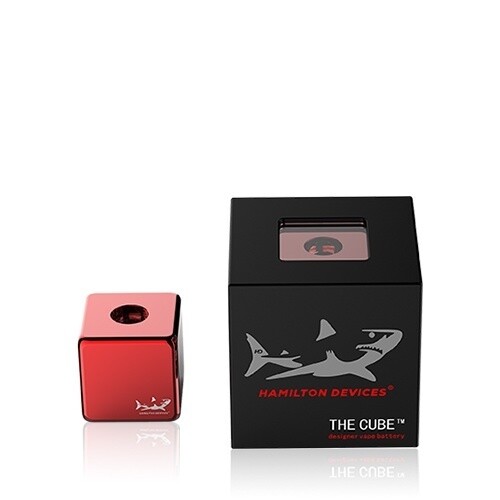 HAMILTON THE CUBE DESIGNER VAPE BATTERY, COLOR: RED