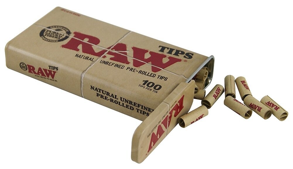 RAW TIPS IN TIN CONTAINER