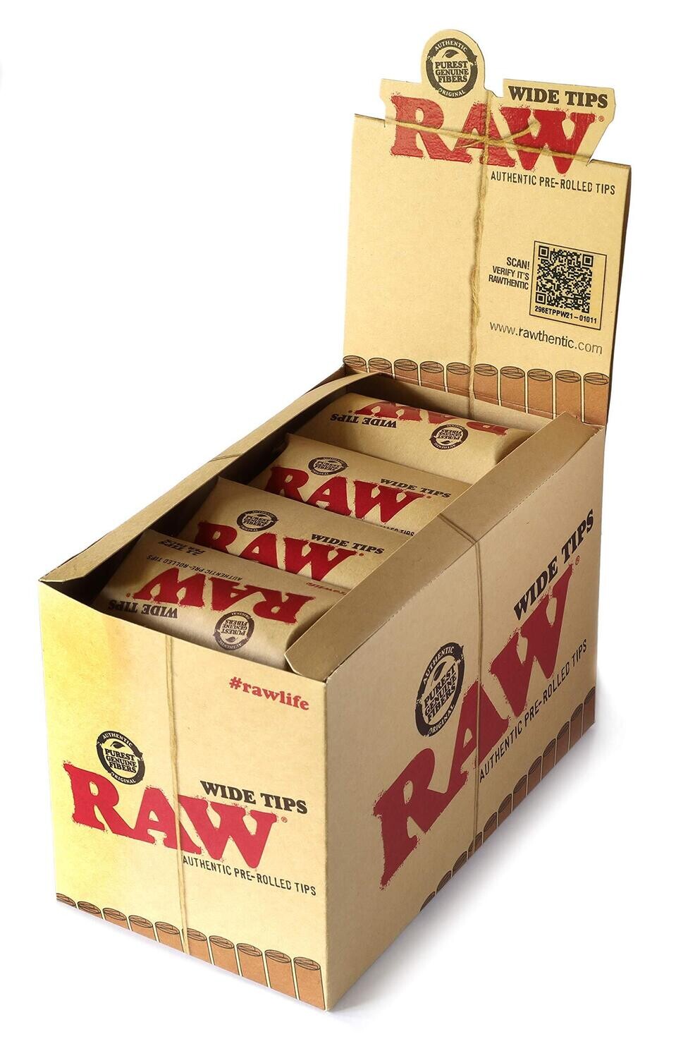 RAW PRE-ROLLED TIPS WIDE