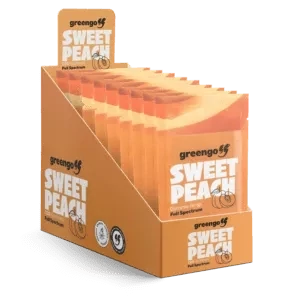 Greengo Sweet Peach Gummies energia 10pack