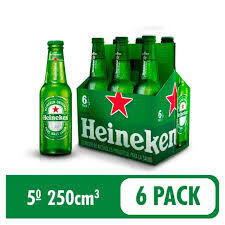 SIX PACK HEINEKEN 250ML