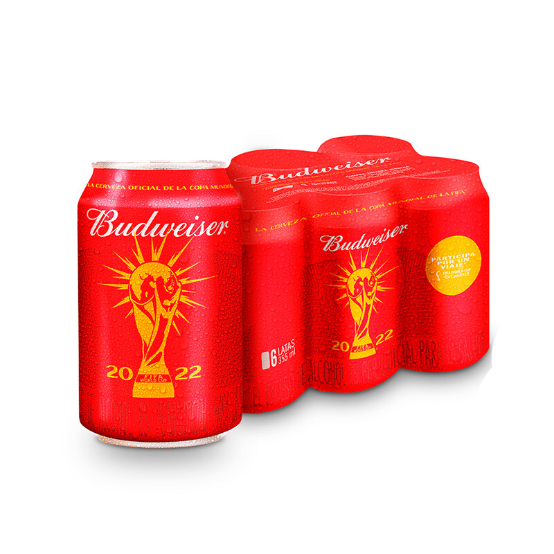 Cerveza budweiser lata 355ml
