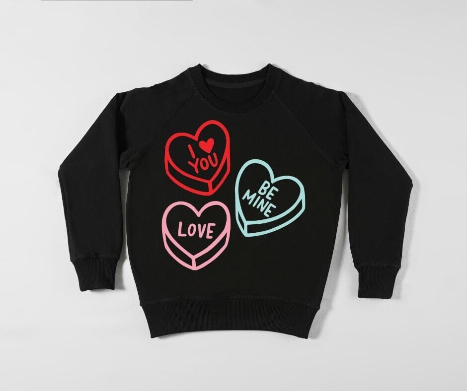 Valentine Heart Candies Design