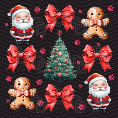 Coquette Gingerbread Bow Design Design